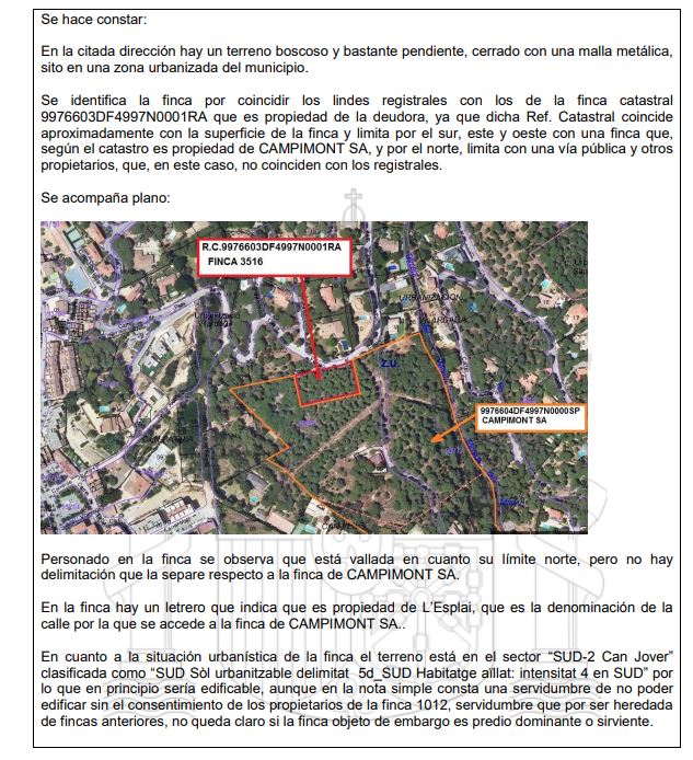 Información Adicional Finca