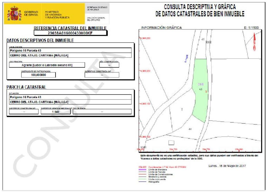 REFERENCIA CATASTRAL 2