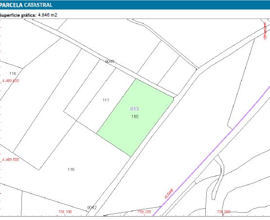 PLANO PARCELA CATASTRAL