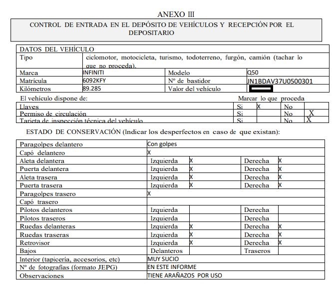 DOCUMENTACIÓN VEHÍCULO