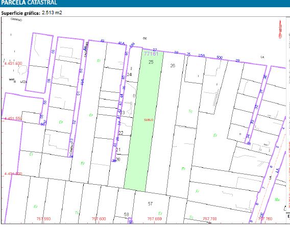 PLANO PARCELA CATASTRAL