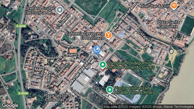 Ubicación de la subastas Subasta de nave industrial en Coria del Río