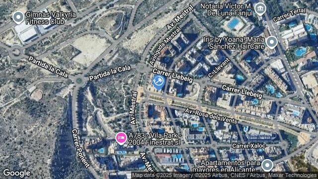 Ubicación de la subastas Subasta de trastero en VILLAJOYOSA