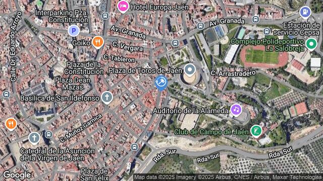 Ubicación de la subastas Subasta de garaje en JAEN