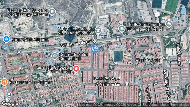 Ubicación de la subastas Subasta de pz de las escuelas ( alicante/alacant) en ALICANTE/ALACANT