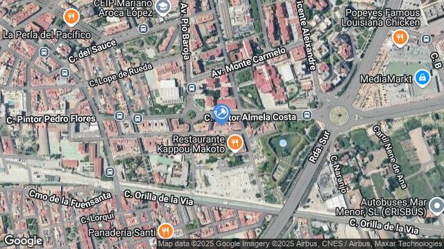 Ubicación de la subastas Subasta de vivienda en Murcia