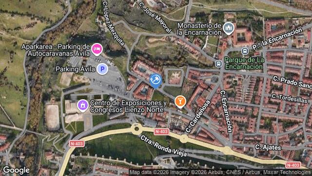 Ubicación de la subastas Subasta de garaje en Ávila