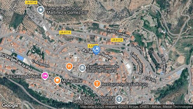 Ubicación de la subastas Subasta de vivienda en BEAS DE SEGURA