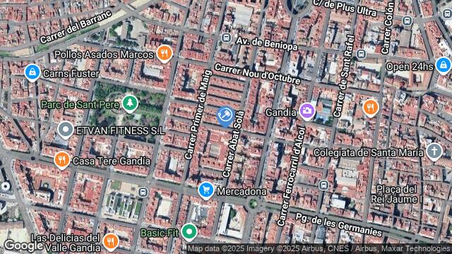 Ubicación de la subastas Subasta de vivienda en GANDIA