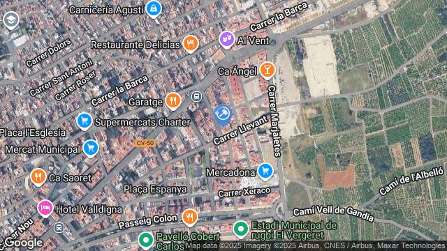 Ubicación de la subastas Subasta de vivienda en Tavernes de la Valldigna