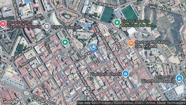 Ubicación de la subastas Subasta de vivienda en SAN VICENTE RASPEIG