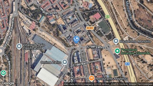 Ubicación de la subastas Subasta de garaje en MADRID