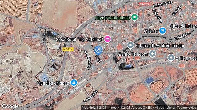 Ubicación de la subastas Subasta de solar en FUENTEALBILLA