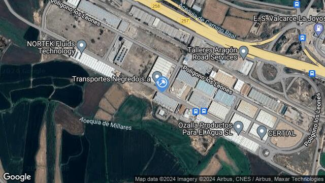 Ubicación de la subastas Subasta de nave industrial en Pinseque