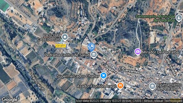 Ubicación de la subastas Subasta de vivienda en PEDRALBA