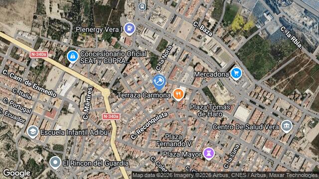 Ubicación de la subastas Subasta de local comercial en VERA