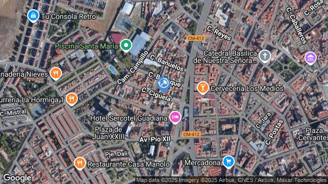 Ubicación de la subastas Subasta de solar en CIUDAD REAL