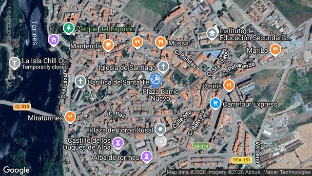 Ubicación de la subastas Subasta de cl resbalon ( alba de tormes) en ALBA DE TORMES