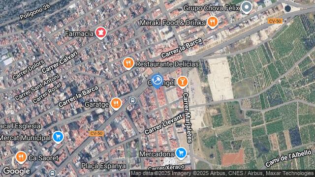 Ubicación de la subastas Subasta de vivienda en TAVERNES DE LA VALLDIGNA