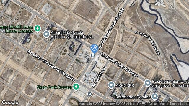 Ubicación de la subastas Subasta de solar en ZARAGOZA