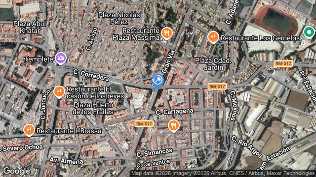 Ubicación de la subastas Subasta de suerte del bao finc.50871  ( paraje el carrelero - murcia) en MURCIA