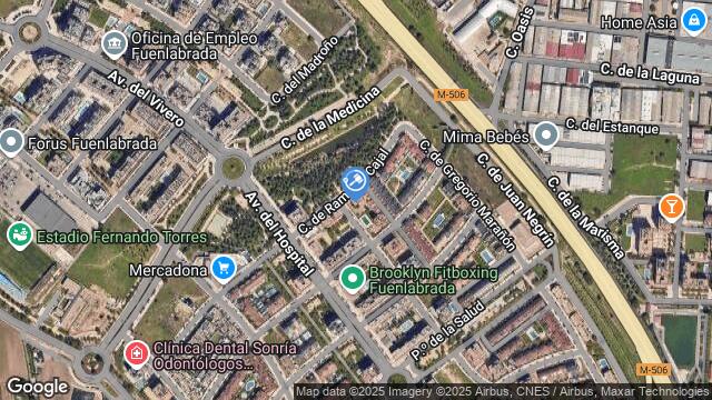 Ubicación de la subastas Subasta de garaje en FUENLABRADA
