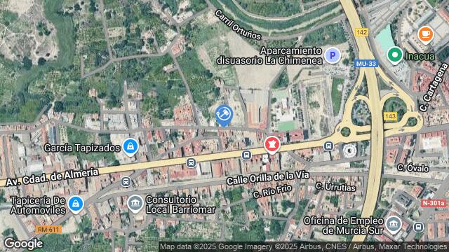 Ubicación de la subastas Subasta de vivienda en Murcia