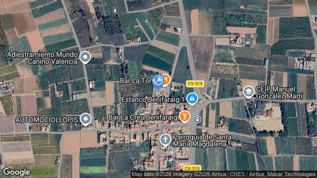 Ubicación de la subastas Subasta de vivienda en BENIFARAIG