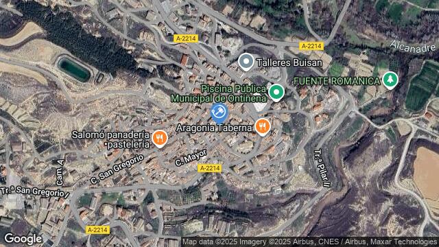 Ubicación de la subastas Subasta de las vianas  ( ontiÑena - huesca) en HUESCA