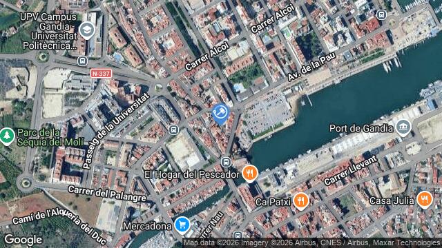 Ubicación de la subastas Subasta de vivienda en Gandia