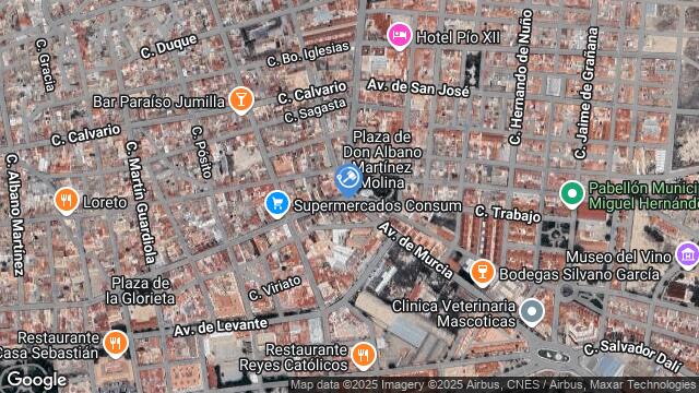 Ubicación de la subastas Subasta de paraje estrecho de marin  ( jumilla - murcia) en MURCIA