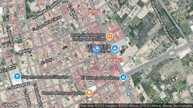 Ubicación de la subastas Subasta de vivienda en Las Torres de Cotillas