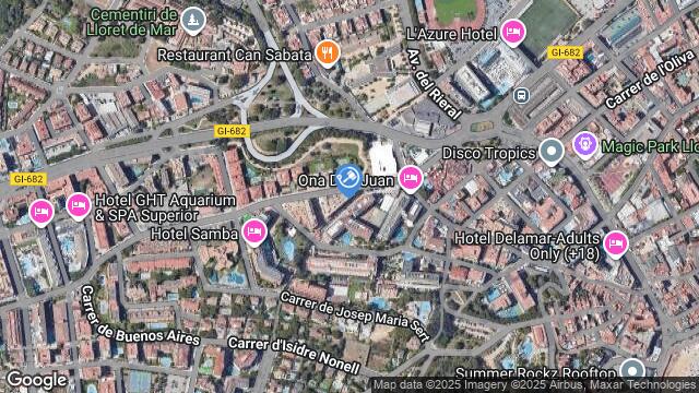 Ubicación de la subastas Subasta de garaje en LLORET DE MAR