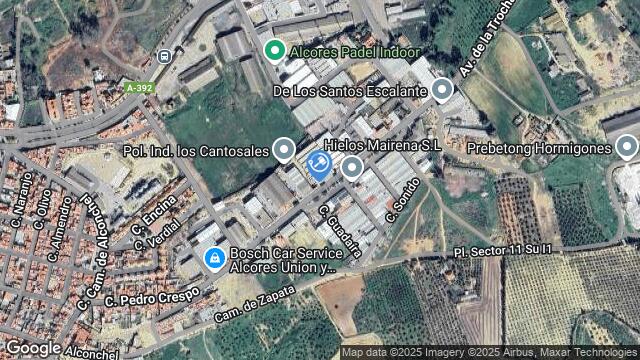 Ubicación de la subastas Subasta de nave industrial en MAIRENA DEL ALCOR