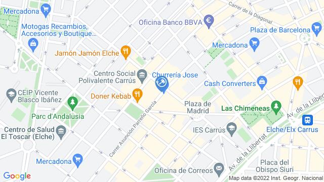 Ubicación de la subastas Subasta de garaje en ELX/ELCHE