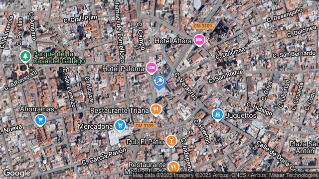 Ubicación de la subastas Subasta de cl escritor garcia pavon ( tomelloso) en TOMELLOSO