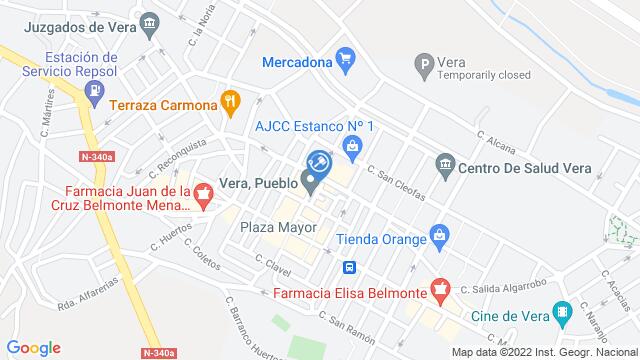 Ubicación de la subastas Subasta de local comercial en VERA