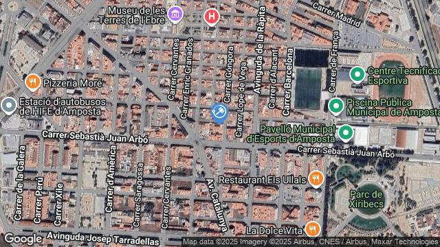 Ubicación de la subastas Subasta de vivienda en Amposta