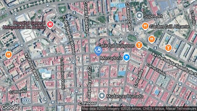 Ubicación de la subastas Subasta de vivienda en ALICANTE