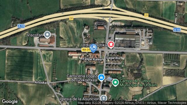 Ubicación de la subastas Subasta de cl bentalde en Navarra