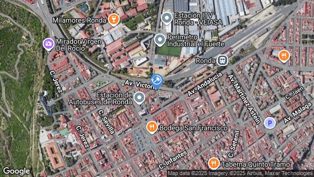 Ubicación de la subastas Subasta de garaje en RONDA