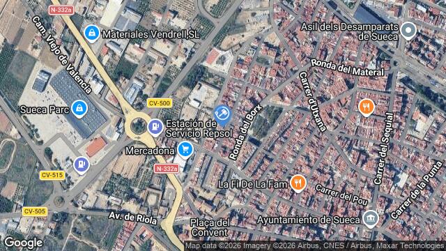 Ubicación de la subastas Subasta de vivienda en SUECA