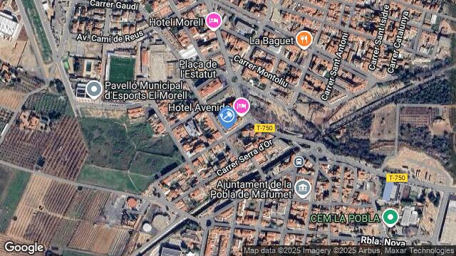 Ubicación de la subastas Subasta de garaje en EL MORELL