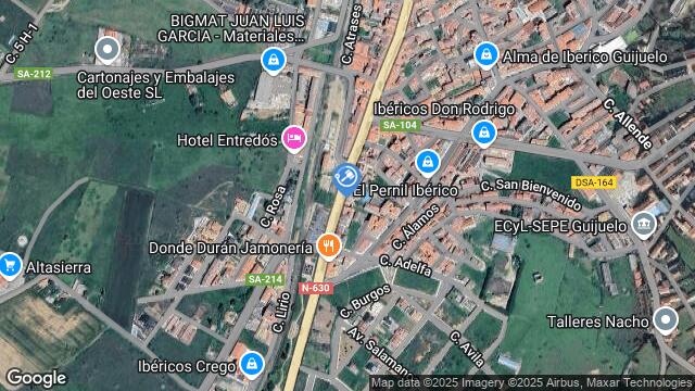 Ubicación de la subastas Subasta de local comercial en GUIJUELO