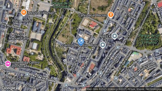 Ubicación de la subastas Subasta de garaje en PONFERRADA