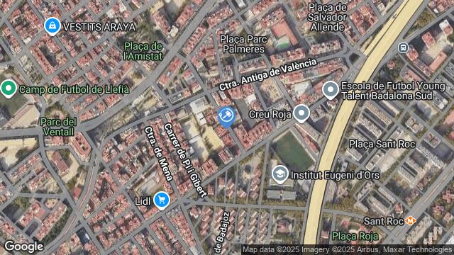 Ubicación de la subastas Subasta de vivienda en BADALONA