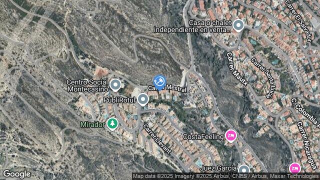 Ubicación de la subastas Subasta de vivienda en LA NUCIA