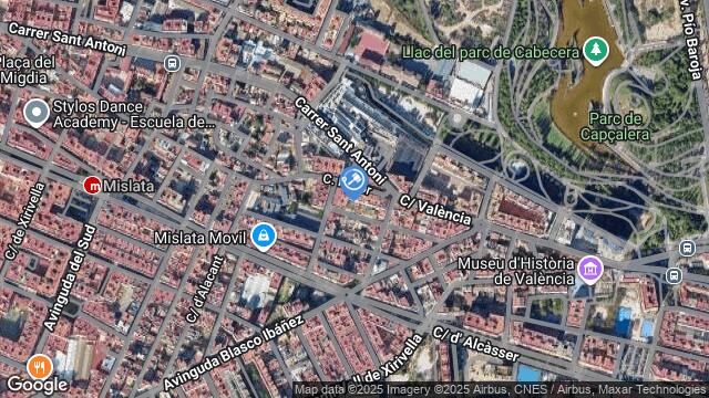 Ubicación de la subastas Subasta de garaje en MISLATA