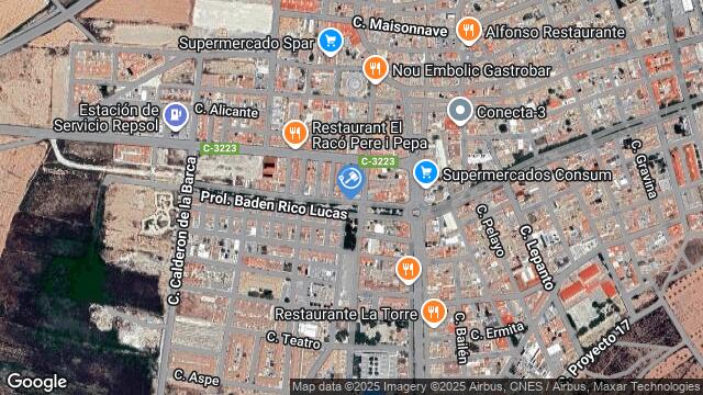 Ubicación de la subastas Subasta de garaje en PINOSO