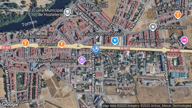 Ubicación de la subastas Subasta de lg sector ur3 sn ( santa marta de tormes) en SANTA MARTA DE TORMES